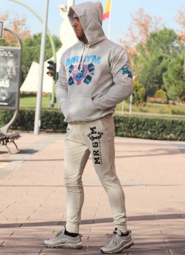 PANTALON LYCRADO GRIS - FITNESSSTORE 2