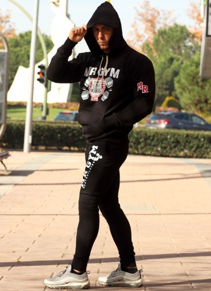 PANTALON LYCRADO NEGRO - FITNESSSTORE