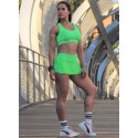 CONJUNTO FALDA SHORT MYA LEMON GYM LINE - Fitnessstore