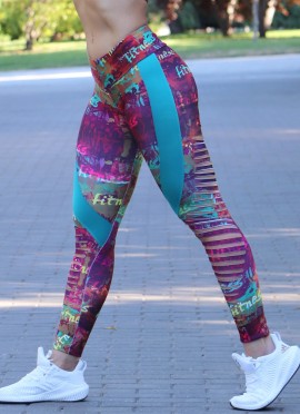 MALLA RASGADA GALAXY BLUE NEW DE GYM LINE - Fitnessstore