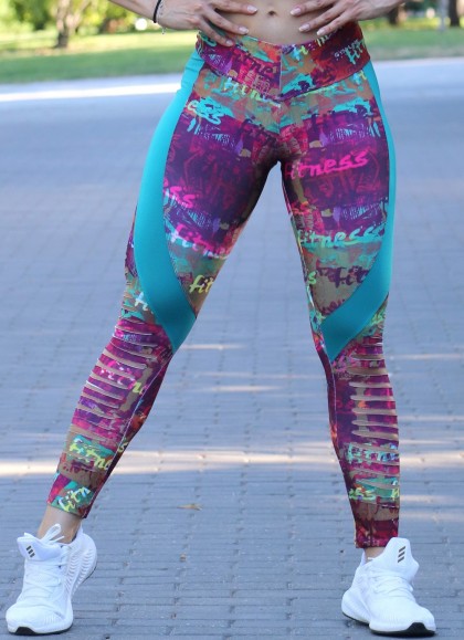 MALLA RASGADA GALAXY BLUE NEW DE GYM LINE - Fitnessstore