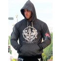 SUDADERA FITNESS CON CAPUCHA SKULL EXTREME DE MR GYM - Fitnessstore