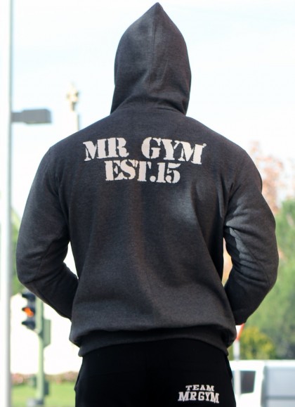 SUDADERA SKULL KING GRIS - Fitnessstore