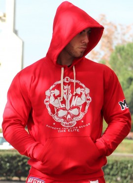 SUDADERA FITNESS CON CAPUCHA SKULL EXTREME DE MR GYM - Fitnessstore