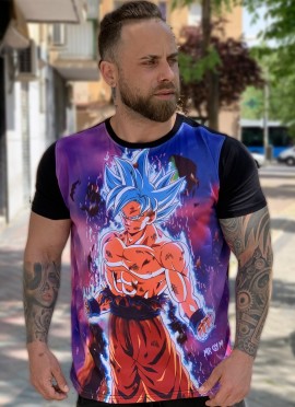 CAMISETA DE GOKU BLUE - Fitnessstore