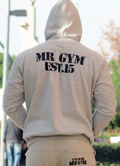 SUDADERA SKULL GRIS CLARO - Fitnessstore