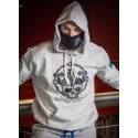 SUDADERA SKULL GRIS CLARO - Fitnessstore