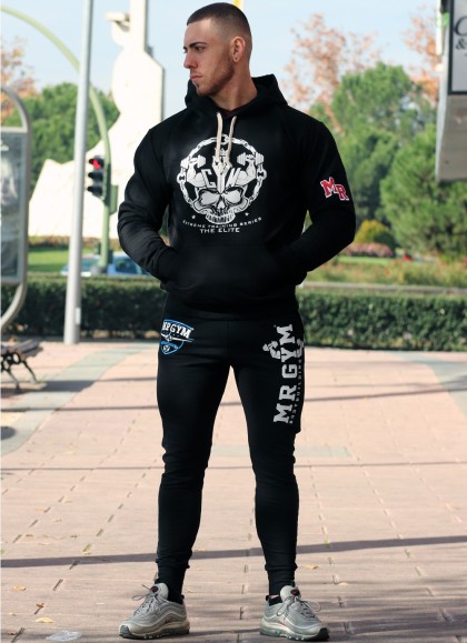SUDADERA SKULL KING NEGRA - Fitnessstore