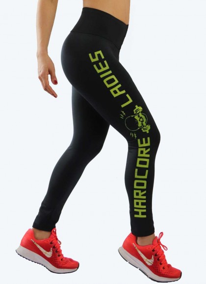 MALLA HARDCORE CRACKED BLACK & YELLOW  - Fitnessstore
