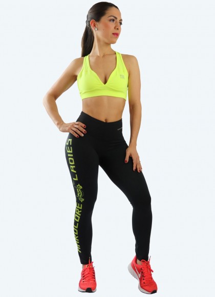 MALLA HARDCORE CRACKED BLACK & YELLOW  - Fitnessstore