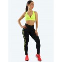MALLA HARDCORE CRACKED BLACK & YELLOW  - Fitnessstore