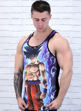 CAMISETA GOKU AZUL - FITNESSSTORE 2