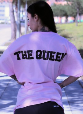 CAMISETA OVERSIZE PINK AND BLACK - GYM LINE 2