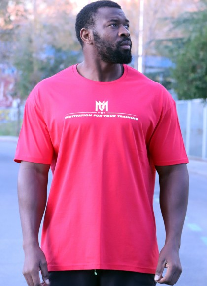 CAMISETA OVERSIZE BLUE WHITE THE KING DE MR GYM Fitnessstore