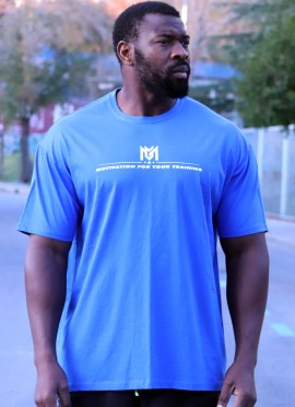 CAMISETA OVERSIZE BLUE WHITE THE KING DE MR GYM Fitnessstore 2
