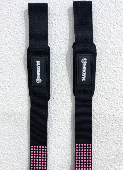 STRAPS ANTIDESLISANTES PINK DE MRGYM - Fitnessstore