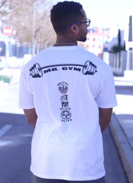 CAMISETA OVERSIZE LEGEND WHITE DE MR GYM Fitnessstore