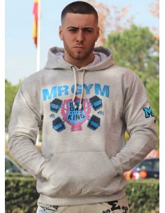 SUDADERA ONE KING GRIS CLARO
