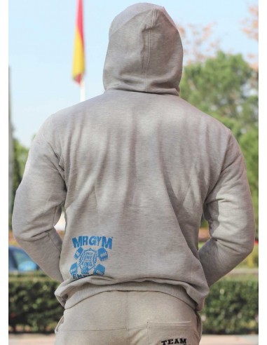 SUDADERA ONE KING GRIS CLARO