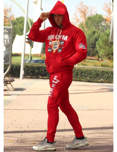 SUDADERA ONE KING ROJA - Fitneessstore