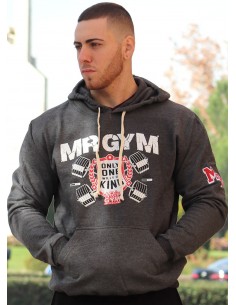 SUDADERA ONE KING GRIS OSCURO - Fitnessstore