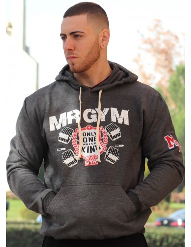 SUDADERA ONE KING GRIS OSCURO - Fitnessstore