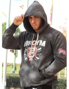 SUDADERA ONE KING GRIS OSCURO - Fitnessstore 2