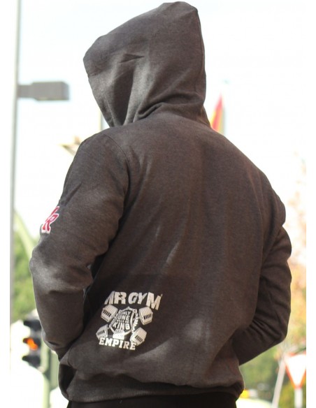 SUDADERA ONE KING GRIS OSCURO - Fitnessstore