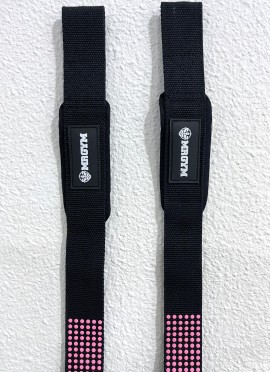 STRAPS ANTIDESLISANTES PINK DE MRGYM - Fitnessstore 2
