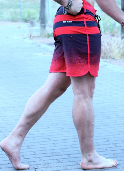 BAÑADORES MEN´S  PHYSIQUE NEW RED - FITNESSSTORE