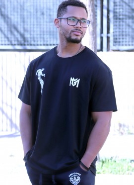 CAMISETA MANGA OVERSIZE BAKI GRIS 2