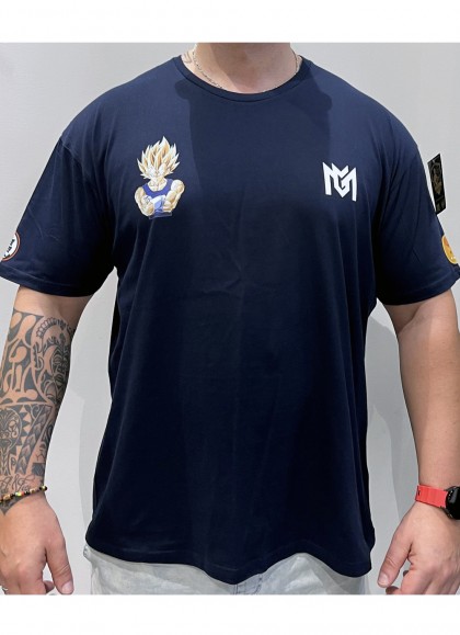 CAMISETA NEW OVERSIZE VEGETA DRAGON BALL DE MR GYM - FITNESSSTORE.ES