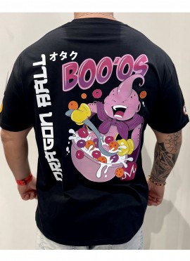 CAMISETA NEW OVERSIZE MAJIN BOO CEREALES DRAGON BALL DE MR GYM - FITNESSSTORE.ES