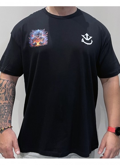 CAMISETA NEW OVERSIZE ANIME GOKU DRAGON BALL Z 3.0 DE MR GYM - FITNESSSTORE.ES