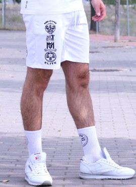 PANTALON CORTO  LEGEND WHITE - Fitnessstore