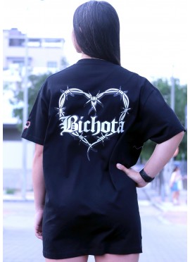 CAMISETA OVERSIZE BLACK BICHOTA - GYM LINE 2