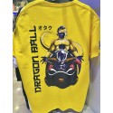 CAMISETA NEW OVERSIZE YELLOW FREEZER DRAGON BALL DE MR GYM - FITNESSSTORE.ES