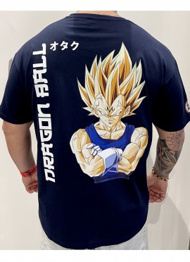 CAMISETA NEW OVERSIZE WHITE VEGETA DRAGON BALL DE MR GYM - FITNESSSTORE.ES 2