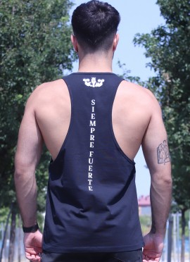 CAMISETA DE TIRANTES URBAN BLACK NEW ROUND LOGO 2