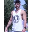 CAMISETA DE TIRANTES URBAN WHITE NEW ROUND LOGO