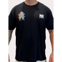 CAMISETA NEW OVERSIZE BLACK GOTEN DE DRAGON BALL DE MR GYM - FITNESSSTORE.ES
