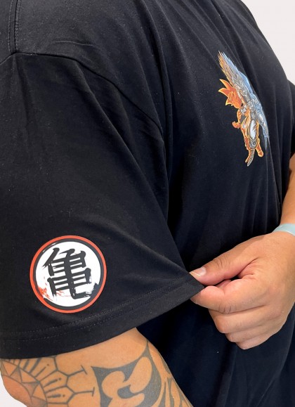 CAMISETA NEW OVERSIZE YELLOW GOTEN DE DRAGON BALL DE MR GYM - FITNESSSTORE.ES