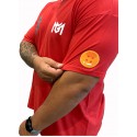 CAMISETA NEW OVERSIZE RED GOTEN DE DRAGON BALL DE MR GYM - FITNESSSTORE.ES