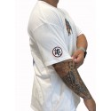 CAMISETA NEW OVERSIZE WHITE GOTEN DE DRAGON BALL DE MR GYM - FITNESSSTORE.ES