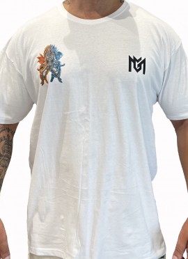 CAMISETA NEW OVERSIZE WHITE GOTEN DE DRAGON BALL DE MR GYM - FITNESSSTORE.ES 2