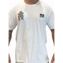 CAMISETA NEW OVERSIZE WHITE GOTEN DE DRAGON BALL DE MR GYM - FITNESSSTORE.ES