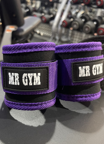 TOBILLERAS PARA POLEA PURPLE DE MRGYM- Fitnessstore
