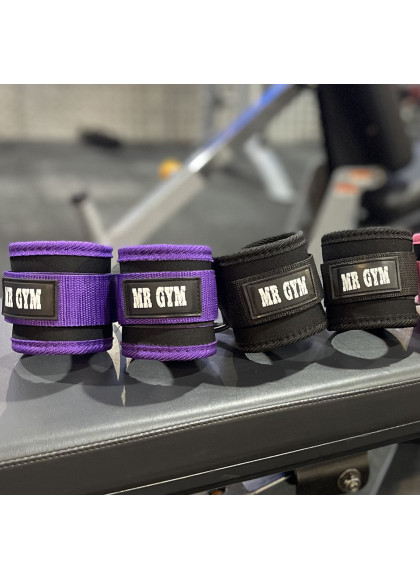 TOBILLERAS PARA POLEA PURPLE DE MRGYM- Fitnessstore
