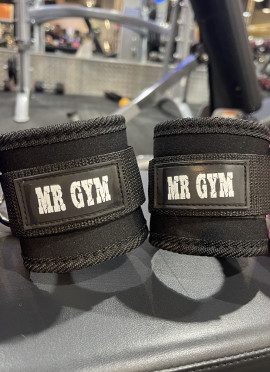 TOBILLERAS PARA POLEA BLACK DE MRGYM- Fitnessstore 2