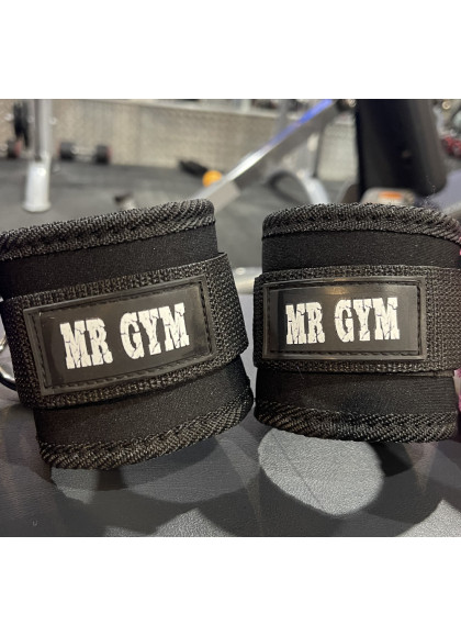 TOBILLERAS PARA POLEA BLACK DE MRGYM- Fitnessstore